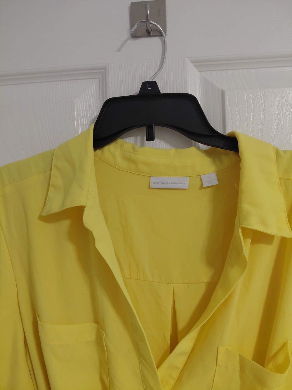 Banana Republic Yellow Button-Front Collared Shirt